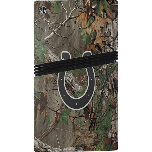 NFL Indianapolis Colts Realtree Xtra Green Camo PS5 Pro Console Skin
