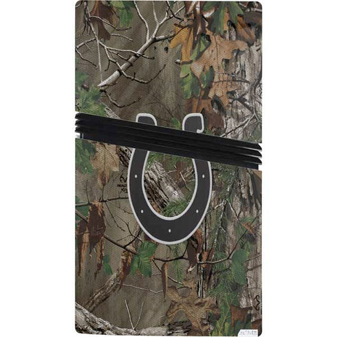 NFL Indianapolis Colts Realtree Xtra Green Camo PS5 Pro Console Skin