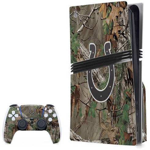 NFL Indianapolis Colts Realtree Xtra Green Camo PlayStation PS5 Skins