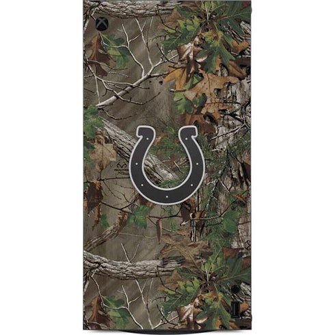 NFL Indianapolis Colts Realtree Xtra Green Camo XBox Series X Digital Edition Console Skin