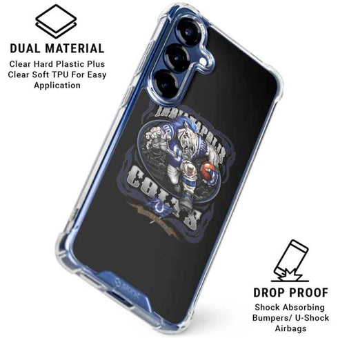 Liquid Blue NFL Indianapolis Colts Running Back Galaxy S25 Clear Case