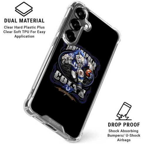 Liquid Blue NFL Indianapolis Colts Running Back Galaxy S26 Plus Clear Case