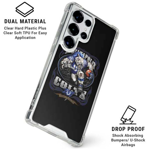 Liquid Blue NFL Indianapolis Colts Running Back Galaxy S26 Ultra Clear Case