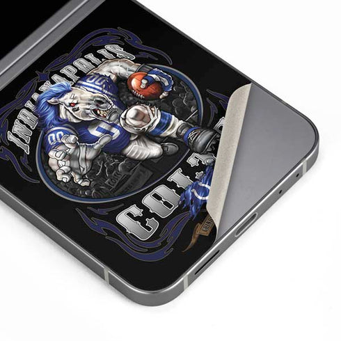 Liquid Blue NFL Indianapolis Colts Running Back Galaxy Z Flip6 Skin