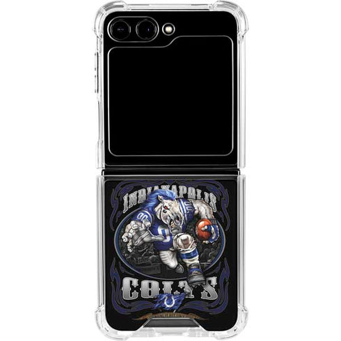 Liquid Blue NFL Indianapolis Colts Running Back Galaxy Z Flip6 Clear Case