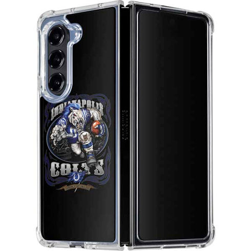 Liquid Blue NFL Indianapolis Colts Running Back Galaxy Z Fold5 5G Clear Case