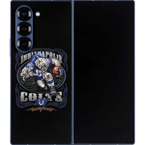 Liquid Blue NFL Indianapolis Colts Running Back Galaxy Z Fold6 Skin