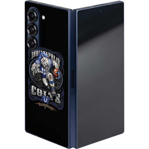 Liquid Blue NFL Indianapolis Colts Running Back Galaxy Z Fold6 Skin