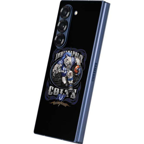 Liquid Blue NFL Indianapolis Colts Running Back Galaxy Z Fold6 Skin