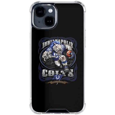Liquid Blue NFL Indianapolis Colts Running Back iPhone 15 Clear Case