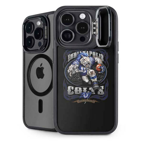 Liquid Blue NFL Indianapolis Colts Running Back iPhone 15 Pro Kickstand Case