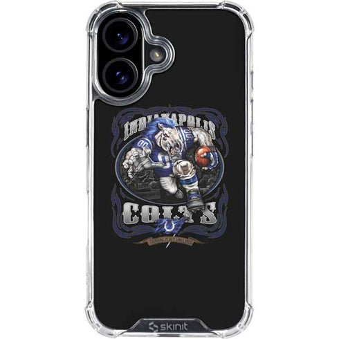 Liquid Blue NFL Indianapolis Colts Running Back iPhone 16 Plus Clear Case