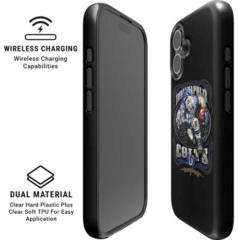 Liquid Blue NFL Indianapolis Colts Running Back iPhone 16 Plus Magsafe Impact Case
