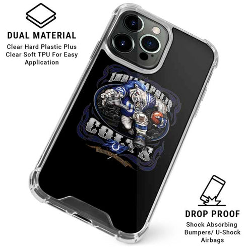 Liquid Blue NFL Indianapolis Colts Running Back iPhone 16 Pro Clear Case