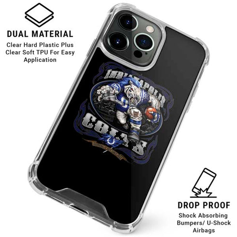 Liquid Blue NFL Indianapolis Colts Running Back iPhone 16 Pro Max Clear Case