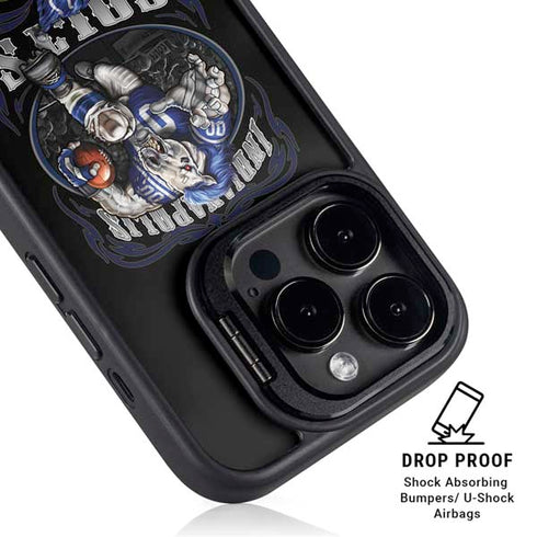 Liquid Blue NFL Indianapolis Colts Running Back iPhone 16 Pro Max Kickstand Case