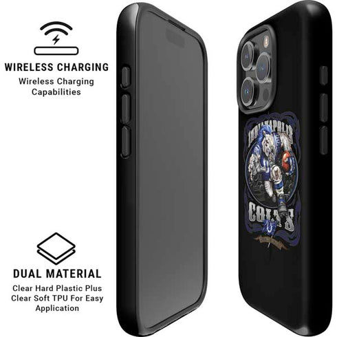 Liquid Blue NFL Indianapolis Colts Running Back iPhone 16 Pro Max Magsafe Impact Case