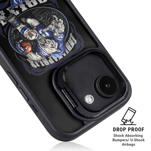 Liquid Blue NFL Indianapolis Colts Running Back iPhone 16e Kickstand Case