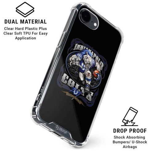 Liquid Blue NFL Indianapolis Colts Running Back iPhone 16e Clear Case