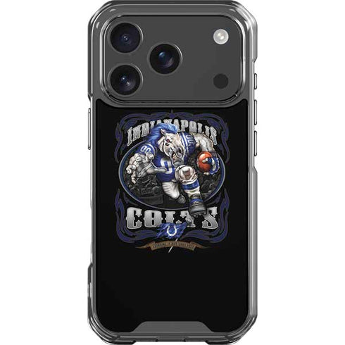 Liquid Blue NFL Indianapolis Colts Running Back iPhone 18 Pro Clear Case