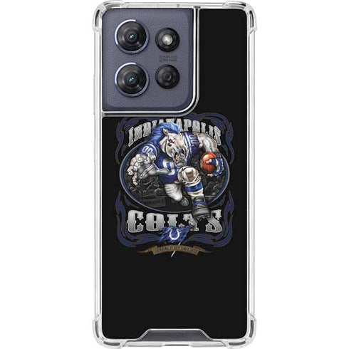 Liquid Blue NFL Indianapolis Colts Running Back Moto G Play 5G (2025) Clear Case