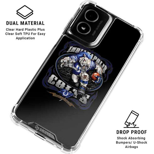 Liquid Blue NFL Indianapolis Colts Running Back Moto G Power 5G (2024) Clear Case