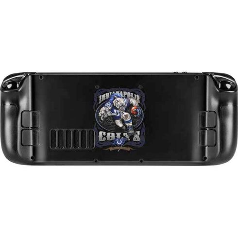 Liquid Blue NFL Indianapolis Colts Running Back Steam Deck Handheld Gaming Computer OLED Skin