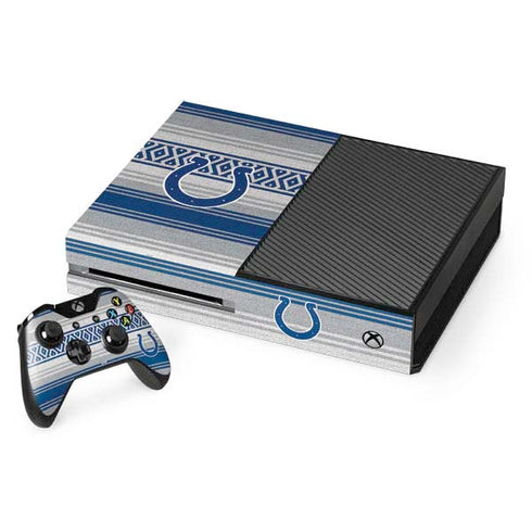 NFL Indianapolis Colts Trailblazer Xbox One Console and Controller Bundle Skin