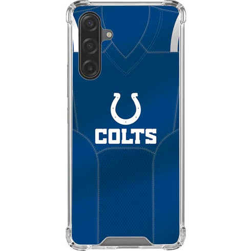 NFL Indianapolis Colts Team Jersey Galaxy A17 Clear Case