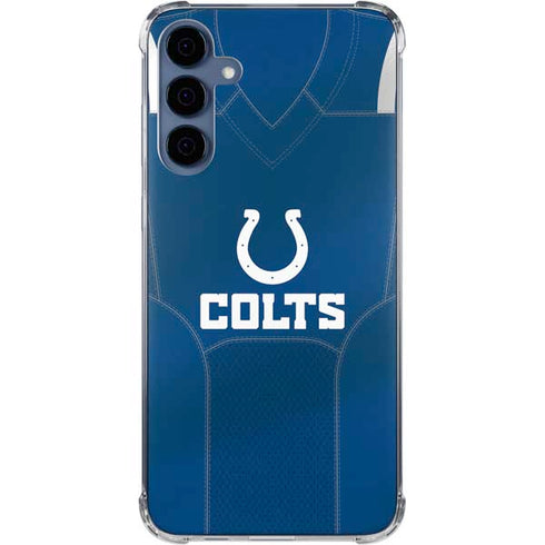 NFL Indianapolis Colts Team Jersey Galaxy A35 5G Clear Case