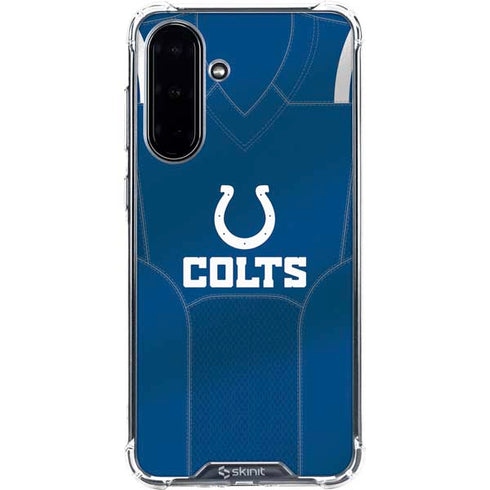 NFL Indianapolis Colts Team Jersey Galaxy A36 5G Clear Case