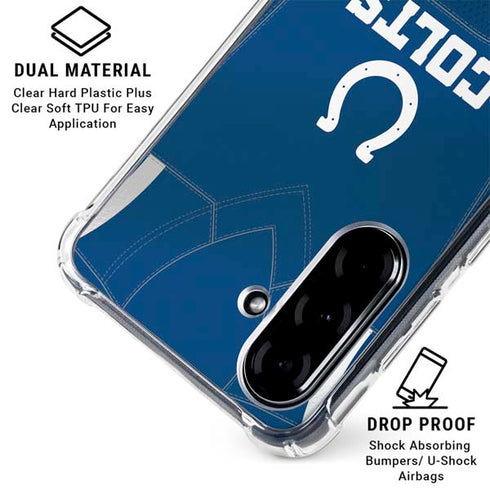 NFL Indianapolis Colts Team Jersey Galaxy A36 5G Clear Case