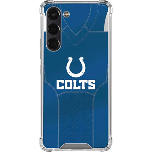 NFL Indianapolis Colts Team Jersey Galaxy S24 FE Clear Case