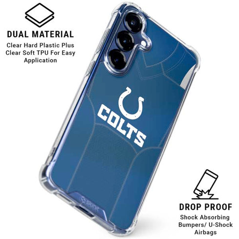 NFL Indianapolis Colts Team Jersey Galaxy S25 Plus Clear Case