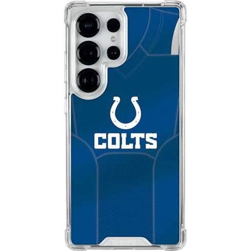 NFL Indianapolis Colts Team Jersey Galaxy S26 Ultra Clear Case