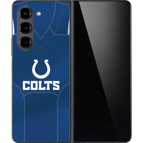 NFL Indianapolis Colts Team Jersey Galaxy Z Fold5 5G Skin