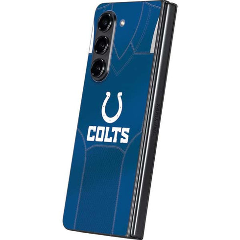NFL Indianapolis Colts Team Jersey Galaxy Z Fold5 5G Skin