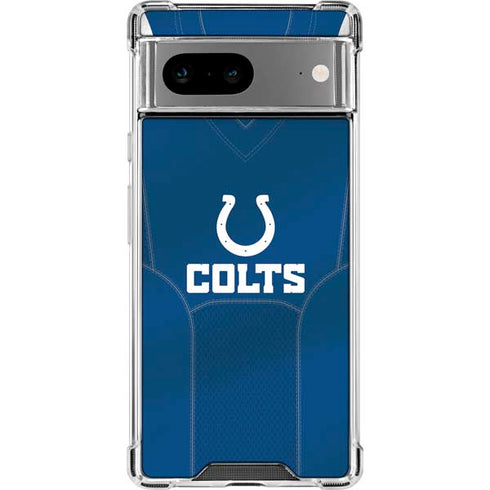 NFL Indianapolis Colts Team Jersey Google Pixel 8a Clear Case