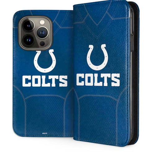 NFL Indianapolis Colts Team Jersey iPhone 14 Pro Folio Case