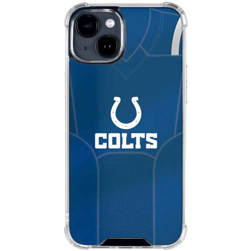 NFL Indianapolis Colts Team Jersey iPhone 15 Clear Case