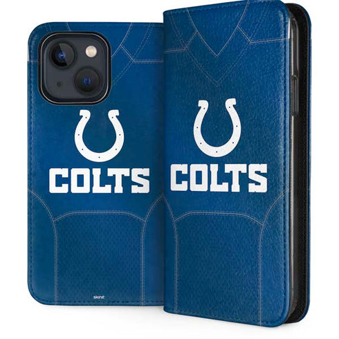 NFL Indianapolis Colts Team Jersey iPhone 15 Folio Case