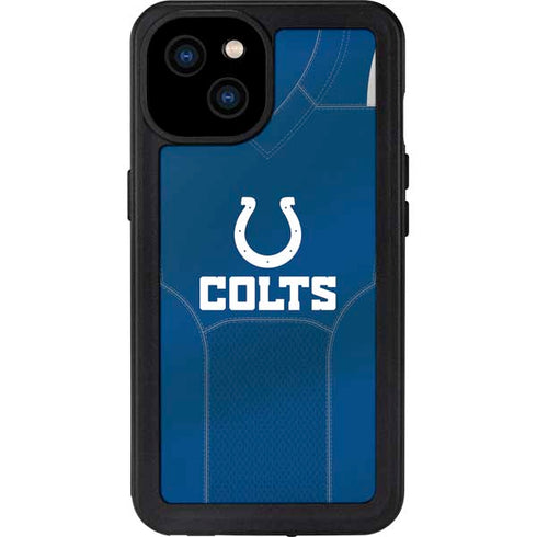 NFL Indianapolis Colts Team Jersey iPhone 15 Plus Waterproof Case