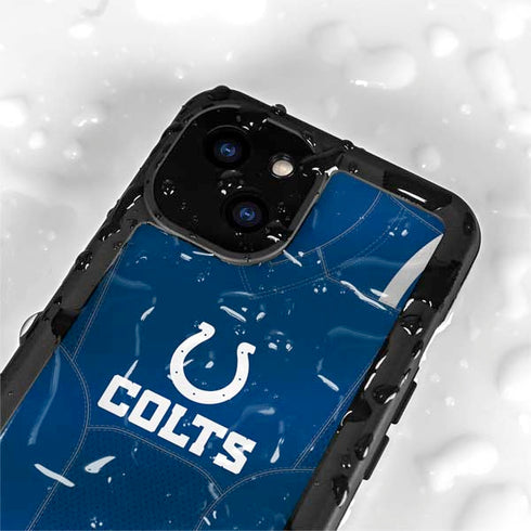 NFL Indianapolis Colts Team Jersey iPhone 15 Plus Waterproof Case