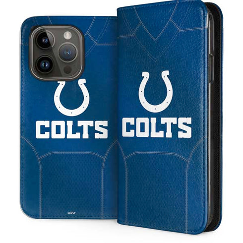 NFL Indianapolis Colts Team Jersey iPhone 15 Pro Folio Case