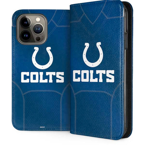 NFL Indianapolis Colts Team Jersey iPhone 15 Pro Max Folio Case