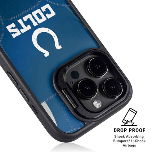 NFL Indianapolis Colts Team Jersey iPhone 15 Pro Max Kickstand Case