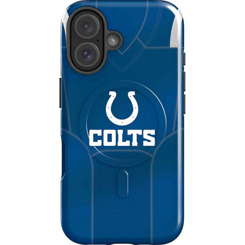 NFL Indianapolis Colts Team Jersey iPhone 16 Plus Magsafe Impact Case