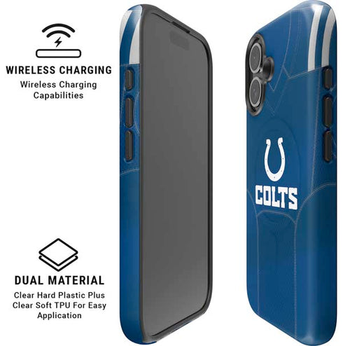 NFL Indianapolis Colts Team Jersey iPhone 16 Plus Magsafe Impact Case