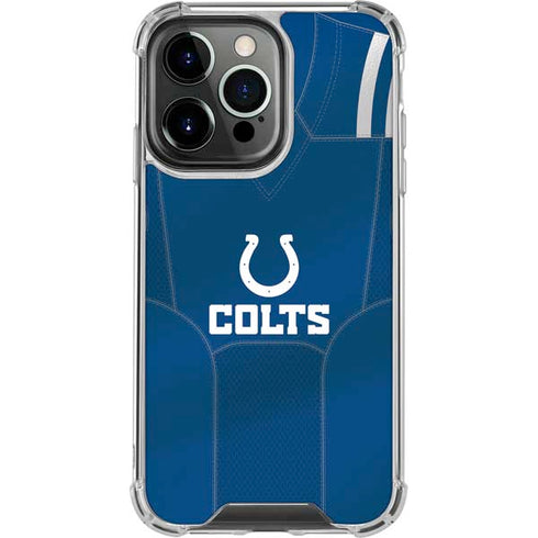 NFL Indianapolis Colts Team Jersey iPhone 16 Pro Clear Case