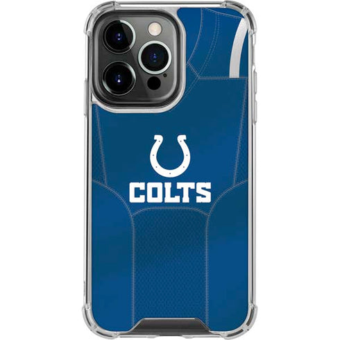 NFL Indianapolis Colts Team Jersey iPhone 16 Pro Max Clear Case